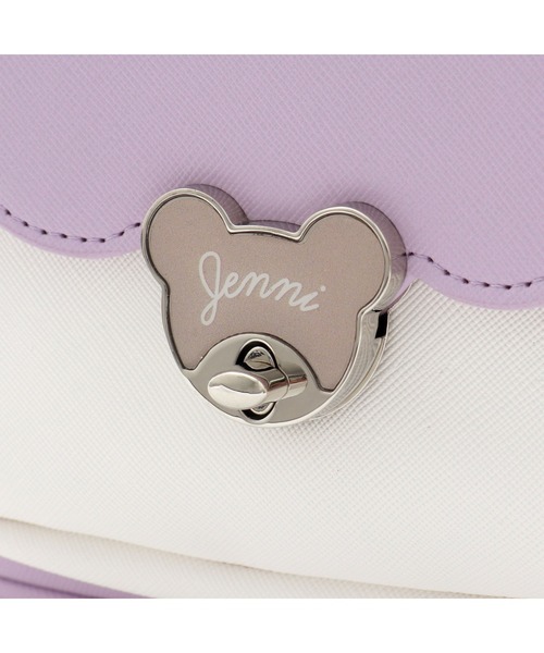 JENNI（ジェニィ）の「ベアターンロックミニリュック（バックパック/リュック・キッズ・ブラック/オフホワイト/ラベンダー・F）」の20枚目の写真