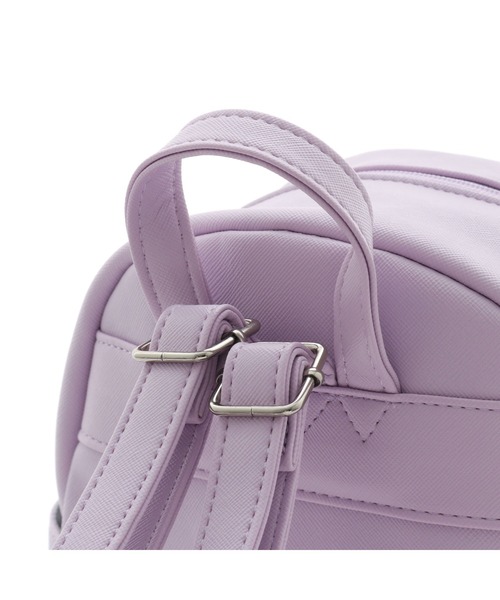 JENNI（ジェニィ）の「ベアターンロックミニリュック（バックパック/リュック・キッズ・ブラック/オフホワイト/ラベンダー・F）」の14枚目の写真