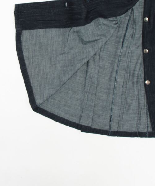 cepo（セポ）の「クレリックデニムコート　2022AW（デニムジャケット・レディース・ネイビー/ブラウン・M）」の22枚目の写真