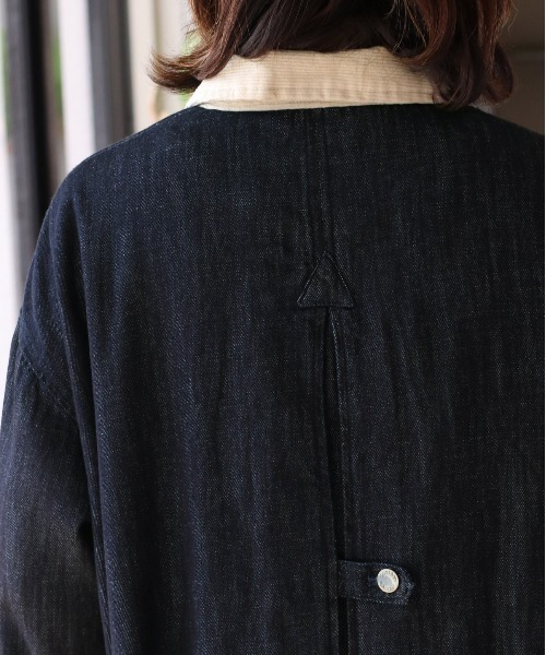 cepo（セポ）の「クレリックデニムコート　2022AW（デニムジャケット・レディース・ネイビー/ブラウン・M）」の15枚目の写真