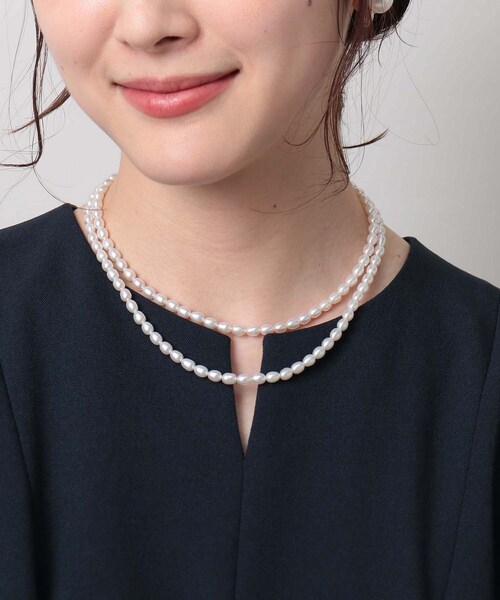 UNTITLED（アンタイトル）の「◆淡水パールネックレス（ネックレス・レディース・ホワイト系・99）」の5枚目の写真