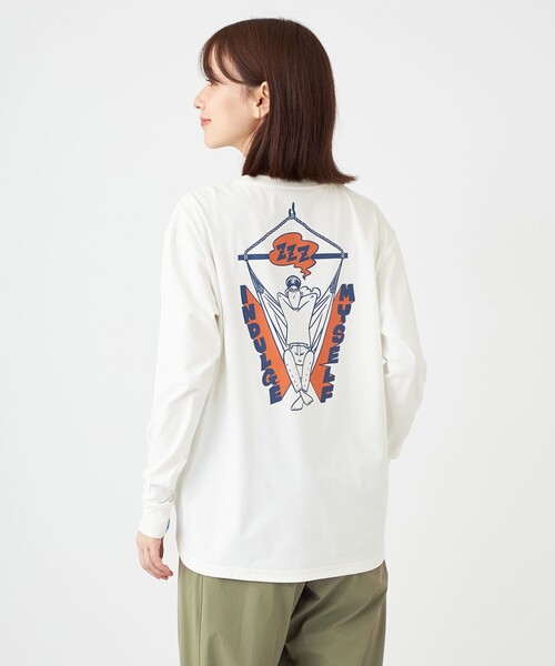 SHARE PARK(シェアパーク)の「【UNISEX】UVカット アートコラボロングTシャツ〈Hammock〉(S・Mサイズ)(Tシャツ/カットソー・レディース・ホワイト系/グレー系/ネイビー系/ブラック系・MEDIUM/SMALL)」の9枚目の写真