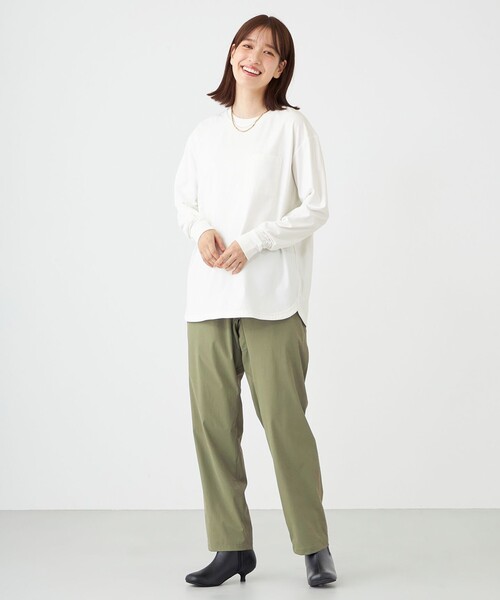 SHARE PARK(シェアパーク)の「【UNISEX】UVカット アートコラボロングTシャツ〈Hammock〉(S・Mサイズ)(Tシャツ/カットソー・レディース・ホワイト系/グレー系/ネイビー系/ブラック系・MEDIUM/SMALL)」の13枚目の写真