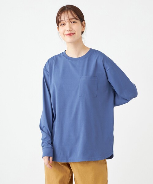 SHARE PARK(シェアパーク)の「【UNISEX】UVカット アートコラボロングTシャツ〈Hammock〉(S・Mサイズ)(Tシャツ/カットソー・レディース・ホワイト系/グレー系/ネイビー系/ブラック系・MEDIUM/SMALL)」の12枚目の写真