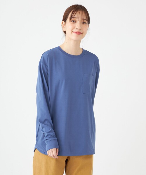 SHARE PARK(シェアパーク)の「【UNISEX】UVカット アートコラボロングTシャツ〈Hammock〉(S・Mサイズ)(Tシャツ/カットソー・レディース・ホワイト系/グレー系/ネイビー系/ブラック系・MEDIUM/SMALL)」の10枚目の写真