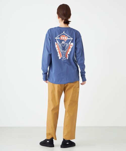 SHARE PARK(シェアパーク)の「【UNISEX】UVカット アートコラボロングTシャツ〈Hammock〉(S・Mサイズ)(Tシャツ/カットソー・レディース・ホワイト系/グレー系/ネイビー系/ブラック系・MEDIUM/SMALL)」の14枚目の写真