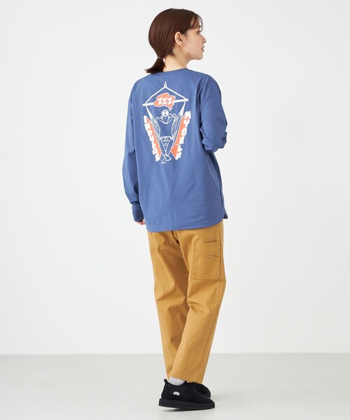 SHARE PARK(シェアパーク)の「【UNISEX】UVカット アートコラボロングTシャツ〈Hammock〉(S・Mサイズ)(Tシャツ/カットソー・レディース・ホワイト系/グレー系/ネイビー系/ブラック系・MEDIUM/SMALL)」の15枚目の写真