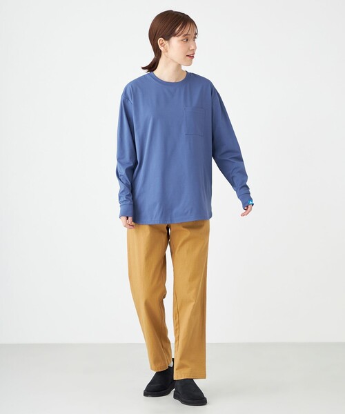 SHARE PARK(シェアパーク)の「【UNISEX】UVカット アートコラボロングTシャツ〈Hammock〉(S・Mサイズ)(Tシャツ/カットソー・レディース・ホワイト系/グレー系/ネイビー系/ブラック系・MEDIUM/SMALL)」の19枚目の写真