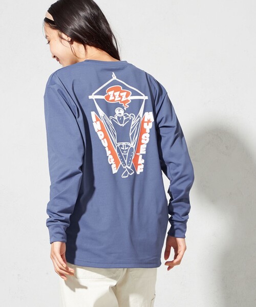 SHARE PARK(シェアパーク)の「【UNISEX】UVカット アートコラボロングTシャツ〈Hammock〉(S・Mサイズ)(Tシャツ/カットソー・レディース・ホワイト系/グレー系/ネイビー系/ブラック系・MEDIUM/SMALL)」の20枚目の写真