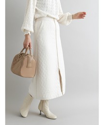 Te chichi CLASSIC | キルトジャカードフロントファスナースカート(スカート)