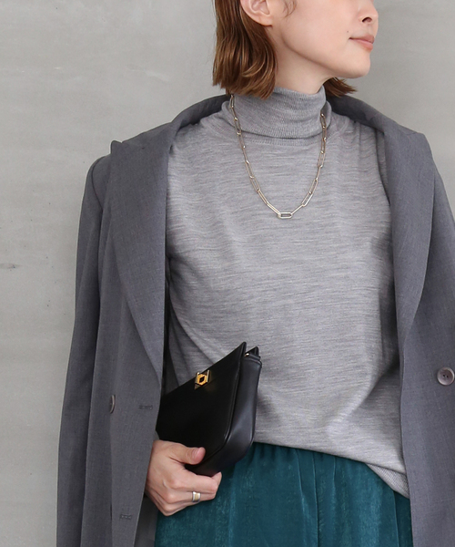 Laura Lombardi（ローラロンバルディ）の「【LAURA LOMBARDI/ローラロンバルディ】 CARTOLINA CHAIN ネックレス（ネックレス・レディース・ゴールド・FREE）」の3枚目の写真