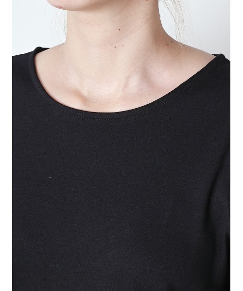 Stylevoice for xxx(スタイルヴォイスフォー)の「タック袖Tシャツ(Tシャツ/カットソー・レディース・オフホワイト/ブラック・FREE)」の21枚目の写真