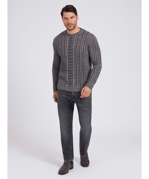 Guess（ゲス）の「Faded Black Denim Pants（デニムパンツ・メンズ・ブラック・32inch/31inch/30inch/29inch）」の9枚目の写真