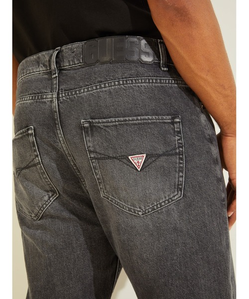 Guess（ゲス）の「Faded Black Denim Pants（デニムパンツ・メンズ・ブラック・32inch/31inch/30inch/29inch）」の4枚目の写真