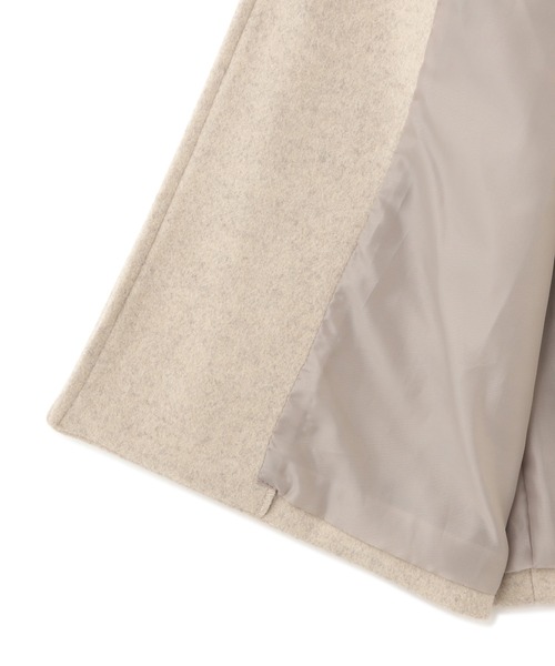 N.（N. Natural Beauty Basic）（エヌエヌナチュラルビューティーベーシック）の「【S Size Line】◆テックメルトンスタンドカラーロングコート（ステンカラーコート・レディース・ブラック/オートミール/オレンジ・SMALL/MEDIUM）」の20枚目の写真