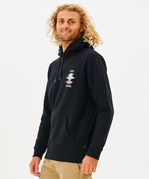 rip curl(リップカール)の「【RIPCURL(リップカール)】SEARCH ICON HOOD フーディー プルオーバーパーカー バックプリント(パーカー・メンズ・ブラック/ブルー/ブルー系その他・SMALL/X-LARGE/MEDIUM/LARGE/X-SMALL)」の16枚目の写真