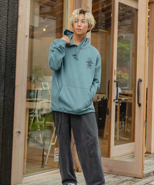 rip curl(リップカール)の「【RIPCURL(リップカール)】SEARCH ICON HOOD フーディー プルオーバーパーカー バックプリント(パーカー・メンズ・ブラック/ブルー/ブルー系その他・SMALL/X-LARGE/MEDIUM/LARGE/X-SMALL)」の7枚目の写真