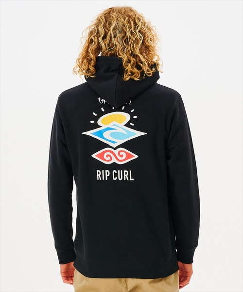 rip curl(リップカール)の「【RIPCURL(リップカール)】SEARCH ICON HOOD フーディー プルオーバーパーカー バックプリント(パーカー・メンズ・ブラック/ブルー/ブルー系その他・SMALL/X-LARGE/MEDIUM/LARGE/X-SMALL)」の12枚目の写真