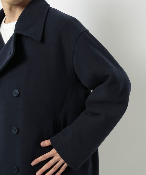 coen（コーエン）の「メルトンPコート（ピーコート・メンズ・ベージュ/ネイビー・S/L/XL/M）」の19枚目の写真