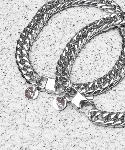 【セール】【Al】【Pledge（プレッジ）】チェーンブレスレット 2P SET（ブレスレット）｜Pledge（プレッジ）