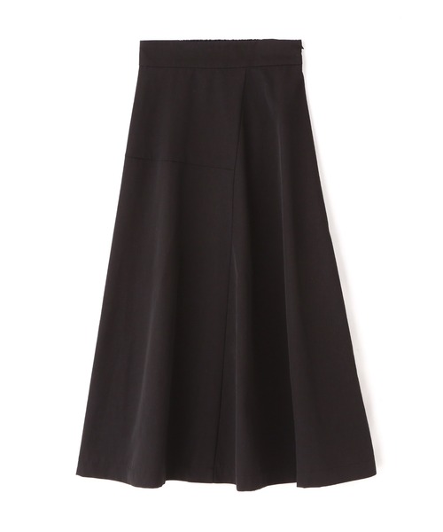 N.(N. Natural Beauty Basic)(エヌエヌナチュラルビューティーベーシック)の「【追加生産】【横田ひかるさん着用】◆変形切替フレアスカート(スカート・レディース・ブラック/グリーン・MEDIUM)」の19枚目の写真