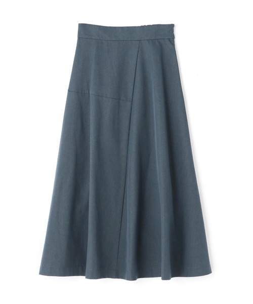 N.(N. Natural Beauty Basic)(エヌエヌナチュラルビューティーベーシック)の「【追加生産】【横田ひかるさん着用】◆変形切替フレアスカート(スカート・レディース・ブラック/グリーン・MEDIUM)」の22枚目の写真