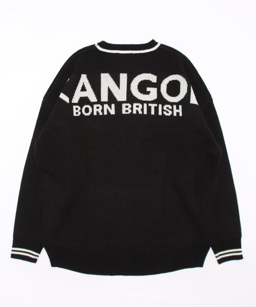 KANGOL(カンゴール)の「【KANGOL】バックロゴニット(ニット/セーター・レディース・ホワイト/ブラック・L)」の3枚目の写真