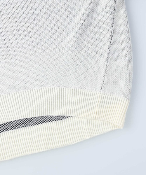 KANGOL(カンゴール)の「【KANGOL】バックロゴニット(ニット/セーター・レディース・ホワイト/ブラック・L)」の7枚目の写真