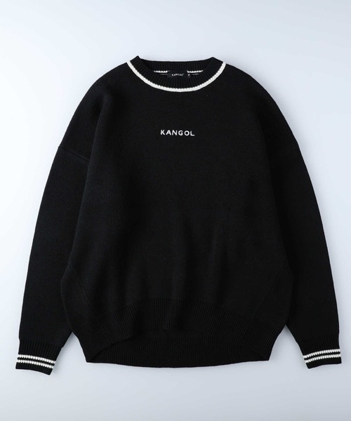 KANGOL(カンゴール)の「【KANGOL】バックロゴニット(ニット/セーター・レディース・ホワイト/ブラック・L)」の10枚目の写真