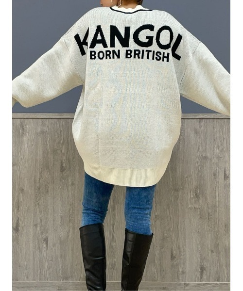 KANGOL(カンゴール)の「【KANGOL】バックロゴニット(ニット/セーター・レディース・ホワイト/ブラック・L)」の20枚目の写真