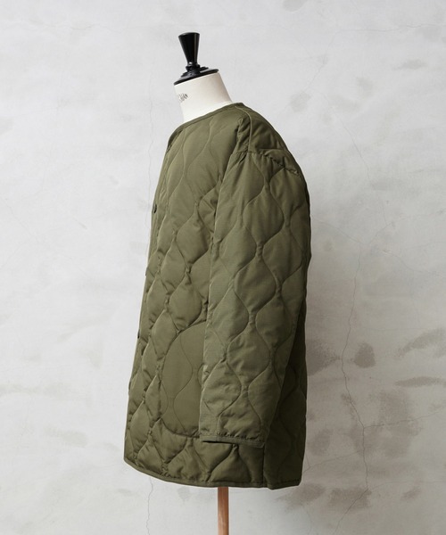WAIPER.inc(ワイパーインク)の「TAION-WA2201ML WAIPER別注 MILITARY キルティング ダウンジャケット TYPE M-65 PARKA LINER(ミリタリージャケット・メンズ・ブラック/ダークオリーブ・M/L/XL)」の10枚目の写真