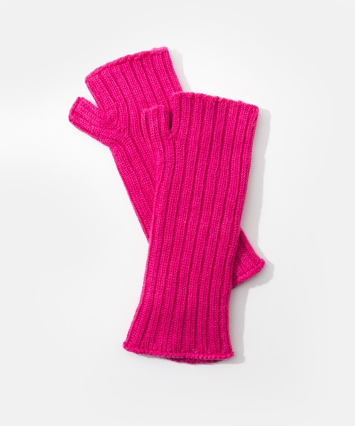 William Brunton Hand Knits（ウィリアム ブラントン ハンド ニット）の「William Brunton 3ply RIB WRISTWARMER ウィリアムブラントン リブ編み 3プライ リストウォーマー（手袋・レディース・モカ/ライトグレー/ブラウン/ホワイト/ブラック/グレイッシュベージュ/グレー/ブラウン系/クリーム/ベージュ/グリーン/ロイヤルブルー/イエロー/ピンク系1/ブラウン系1/レッド/ライトブラウン・ONE SIZE/FREE）」の16枚目の写真