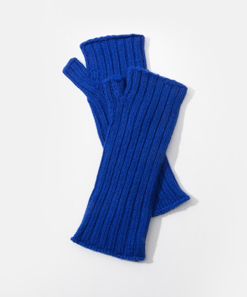William Brunton Hand Knits（ウィリアム ブラントン ハンド ニット）の「William Brunton 3ply RIB WRISTWARMER ウィリアムブラントン リブ編み 3プライ リストウォーマー（手袋・レディース・モカ/ライトグレー/ブラウン/ホワイト/ブラック/グレイッシュベージュ/グレー/ブラウン系/クリーム/ベージュ/グリーン/ロイヤルブルー/イエロー/ピンク系1/ブラウン系1/レッド/ライトブラウン・ONE SIZE/FREE）」の14枚目の写真