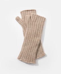 William Brunton Hand Knits（ウィリアム ブラントン ハンド ニット）の「William Brunton 3ply RIB WRISTWARMER ウィリアムブラントン リブ編み 3プライ リストウォーマー（手袋）」