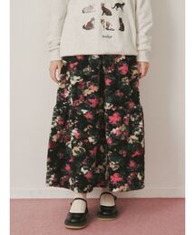 merry jenny | floralボアテイアードスカート(スカート)