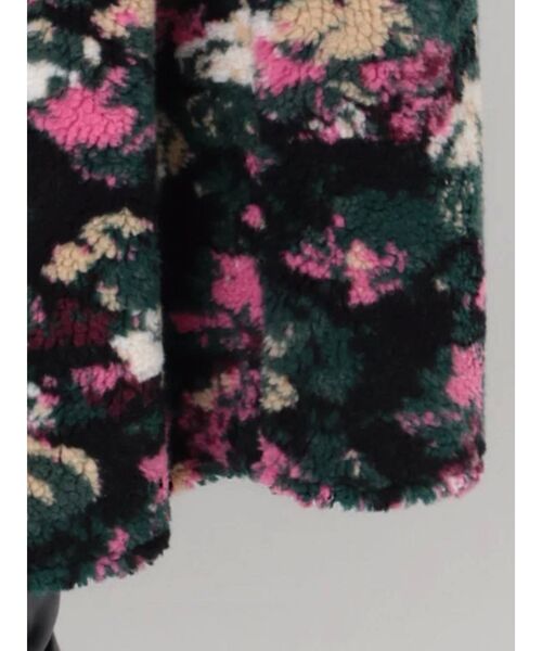 merry jenny（メリージェニー）の「floralボアテイアードスカート（スカート・レディース・ブラック/ピンク・FREE）」の10枚目の写真