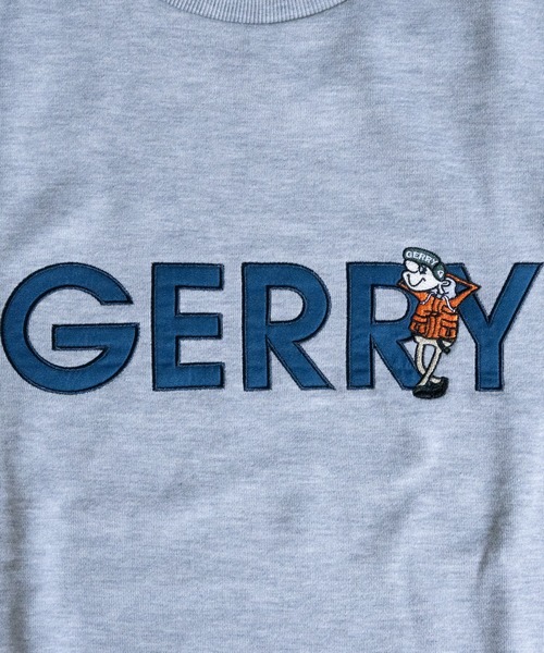GERRY(ジェリー)の「【ag】〔GERRY/ジェリー〕裏毛 ワッペンロゴ刺繍 クルーネックスウェット(スウェット・メンズ・その他/ホワイト/ダークグリーン/オレンジ/グレー・MEDIUM/LARGE/X-LARGE)」の6枚目の写真