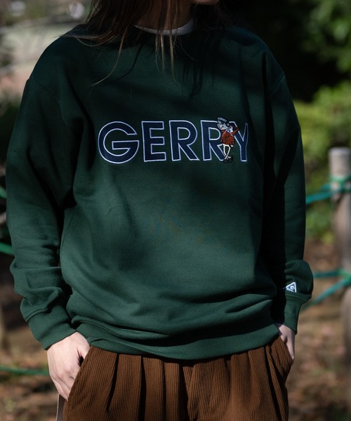 GERRY(ジェリー)の「【ag】〔GERRY/ジェリー〕裏毛 ワッペンロゴ刺繍 クルーネックスウェット(スウェット・メンズ・その他/ホワイト/ダークグリーン/オレンジ/グレー・MEDIUM/LARGE/X-LARGE)」の21枚目の写真