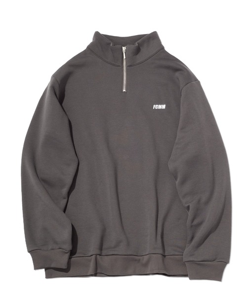 FCMM(エフシーエムエム)の「【日本限定アイテム】HALF ZIP SWEATSHIRTS/ハーフジップスウェットシャツ(スウェット・メンズ・グリーン/アイボリー/チャコールグレー・X-LARGE/SMALL/MEDIUM/LARGE)」の6枚目の写真