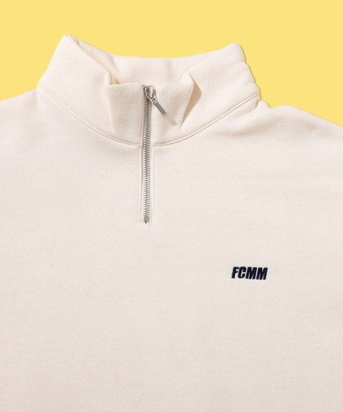FCMM(エフシーエムエム)の「【日本限定アイテム】HALF ZIP SWEATSHIRTS/ハーフジップスウェットシャツ(スウェット・メンズ・グリーン/アイボリー/チャコールグレー・X-LARGE/SMALL/MEDIUM/LARGE)」の10枚目の写真