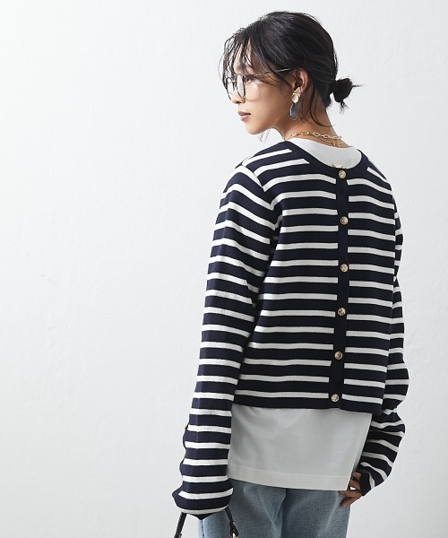 CHIC STYLE(シックスタイル)の「<大きいサイズ>綿100%ロゴプリントロングスリーブTシャツ シックスタイル(Tシャツ/カットソー・レディース・ブラック/オフホワイト・L/LL/3L/4L/5L)」の9枚目の写真