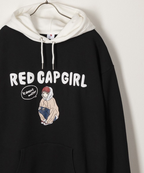Red Cap Girl（レッドキャプガール）の「ガールイラスト発泡ロゴ