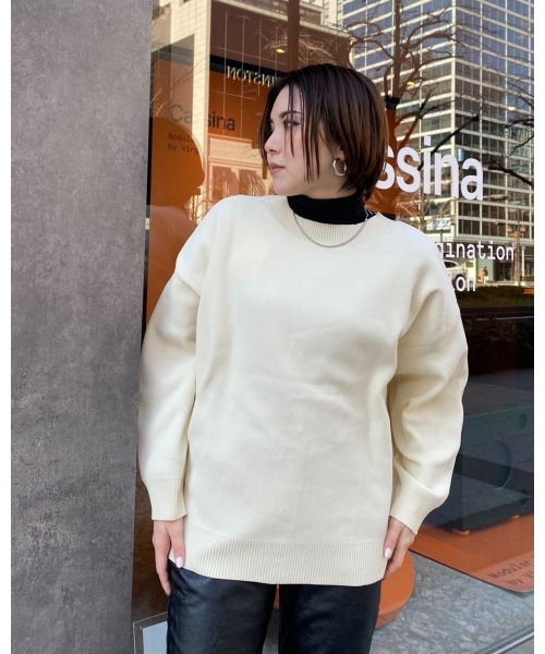 LiSeek（リシーク）の「【LiSeeK】スポンジニットオーバーカーディガンⅡ（カーディガン/ボレロ・レディース・アイボリー/イエロー/ブルー・FREE）」の2枚目の写真