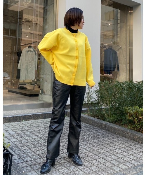 LiSeek（リシーク）の「【LiSeeK】スポンジニットオーバーカーディガンⅡ（カーディガン/ボレロ・レディース・アイボリー/イエロー/ブルー・FREE）」の15枚目の写真