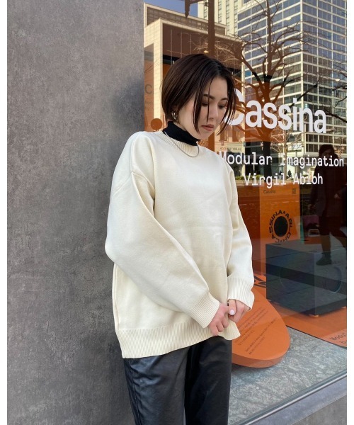 LiSeek（リシーク）の「【LiSeeK】スポンジニットオーバーカーディガンⅡ（カーディガン/ボレロ・レディース・アイボリー/イエロー/ブルー・FREE）」の7枚目の写真