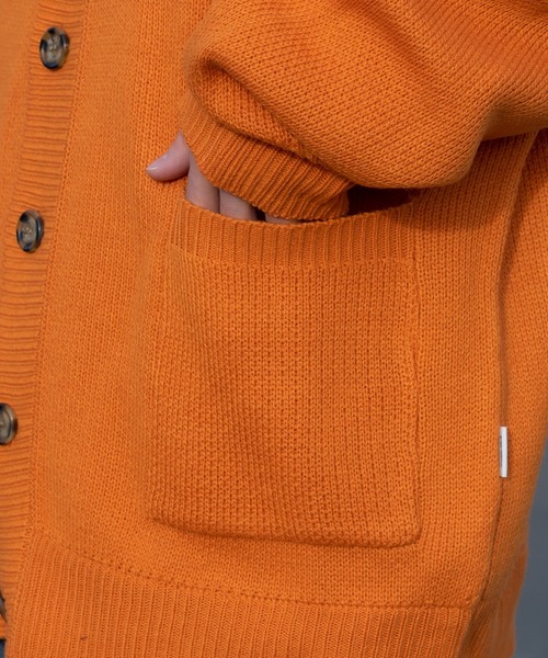 Perushu（ペルーシュ）の「ダブルポケットルーズカーディガン（カーディガン/ボレロ・メンズ・グレイッシュベージュ/グリーン/ネイビー/オレンジ・LARGE/MEDIUM）」の15枚目の写真