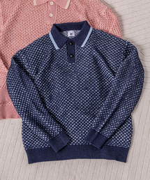 3D MESH ポロニット シャツ