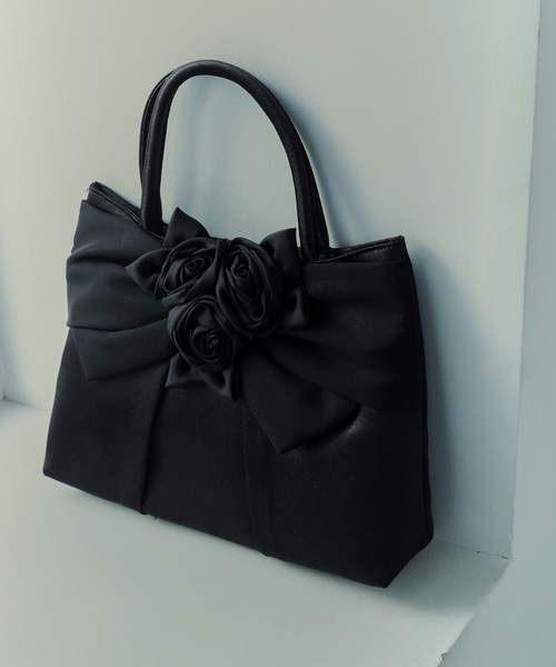 【セール】サテンパーティーハンドバッグ（ハンドバッグ）｜niana（ニアナ）