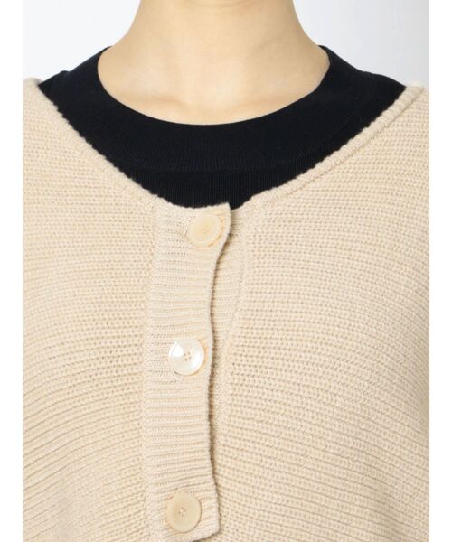 LAGUNAMOON(ラグナムーン)の「ショートボレロニットカーディガン(カーディガン/ボレロ・レディース・ホワイト/ベージュ/ネイビー・FREE)」の11枚目の写真