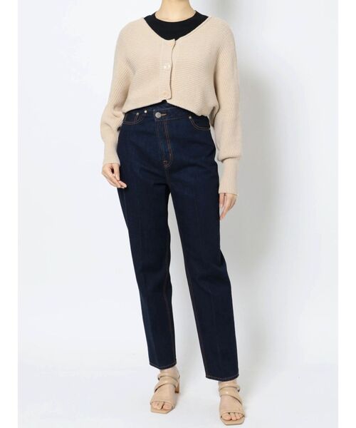 LAGUNAMOON(ラグナムーン)の「ショートボレロニットカーディガン(カーディガン/ボレロ・レディース・ホワイト/ベージュ/ネイビー・FREE)」の4枚目の写真